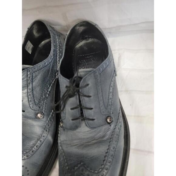 CESARE PACIOTTI LUXURY ITALIAN MEN\'S 308 MADISON CHINA NAVY OXFORDS SIZE 9 main image 15